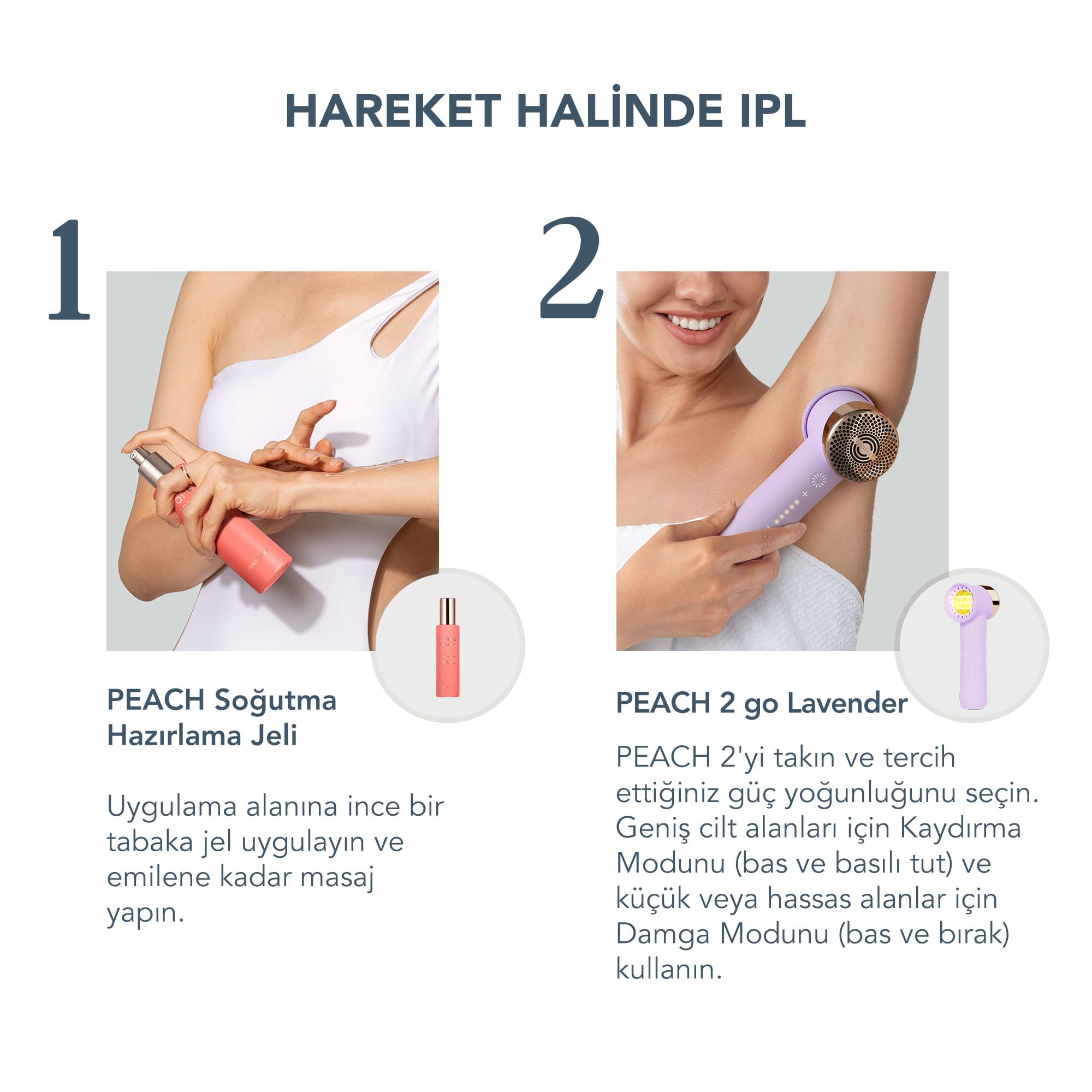 Amazon.com: FOREO PEACH 2 go Bundle -Travel-friendly IPL Hair